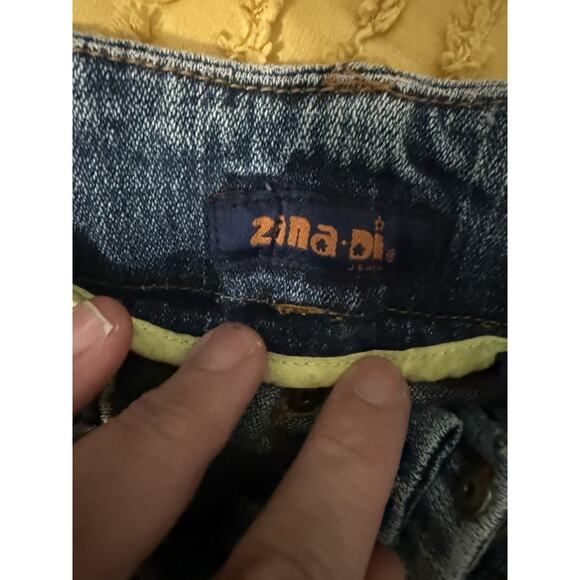 Y2K Rare Vintage 90’s Women’s Zana-di Jeans Flared Details Size 3 - Picture 7 of 10